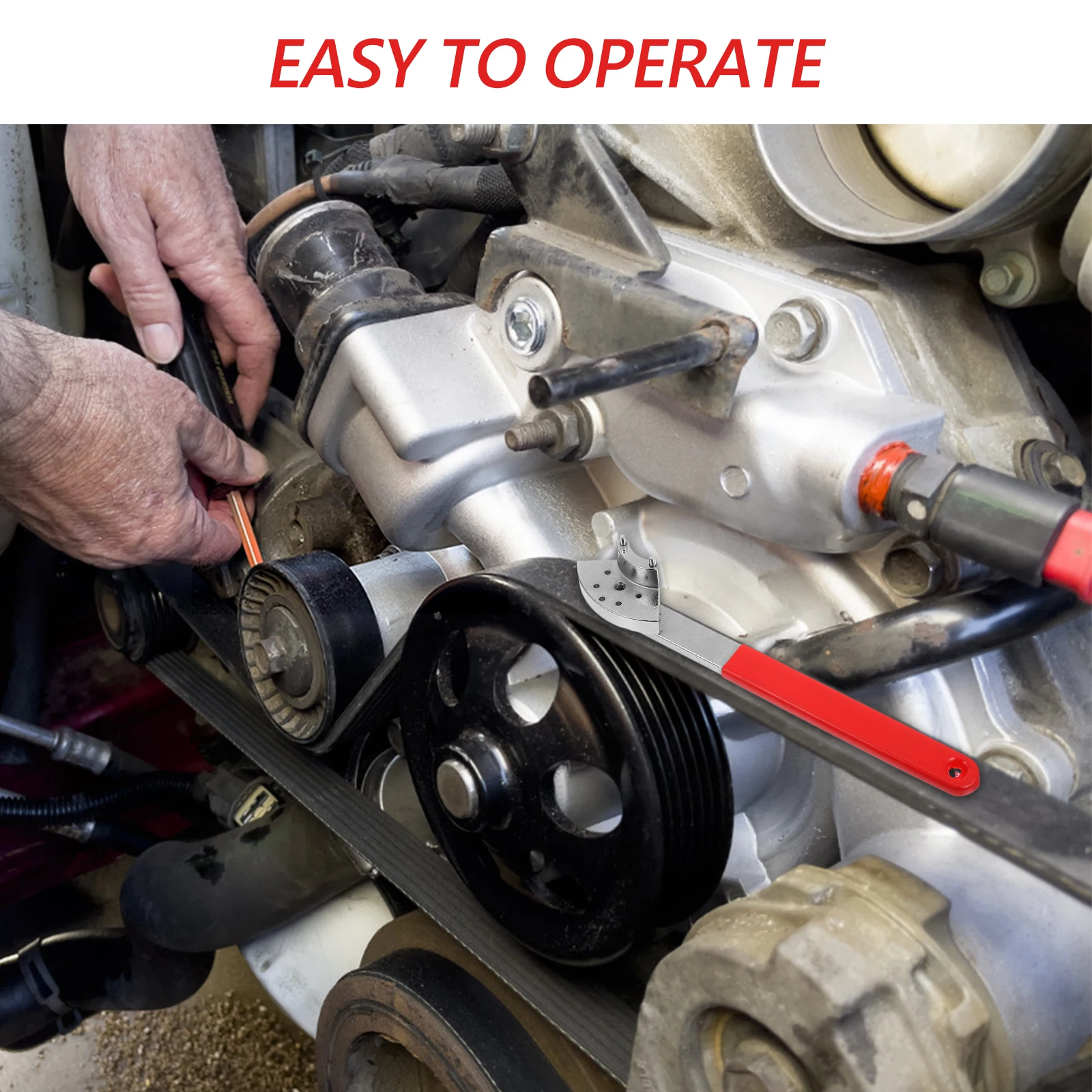 

Adjustable Timing Belt Tensioner Tool Spanner Wrench For Automotive Motorcycle Engine Precise Tension Carbon Steel Universal