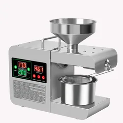 Household Oil Press Intelligent Stainless Steel Oil Press Machine  High Yield