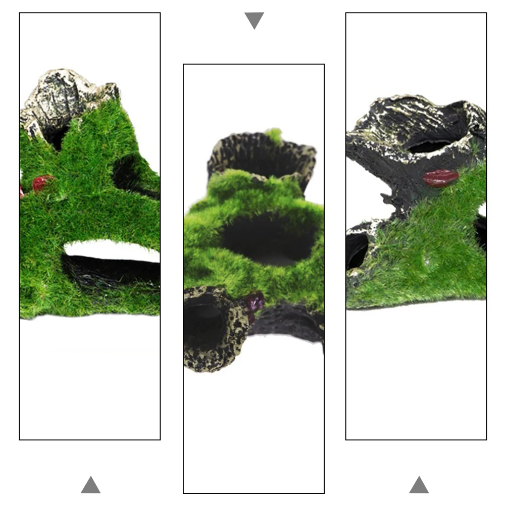 

1Pcs Aquarium Landscape Tree Root Decor Fish Tank Rockery Cave Ornament Compact Safe Resin Underwater Adornment for Aquatic