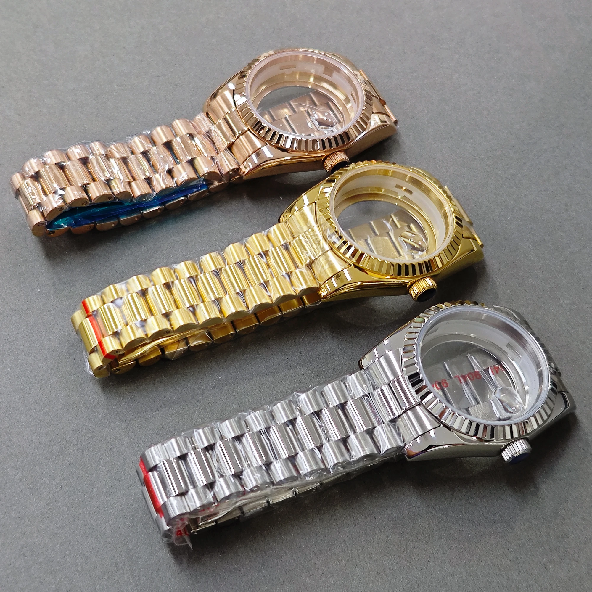 

Мужской корпус из нержавеющей стали 316L Miyota 8285, 36 мм, с ремешком из нержавеющей стали с сапфировым стеклом, аксессуары для механизма 8285