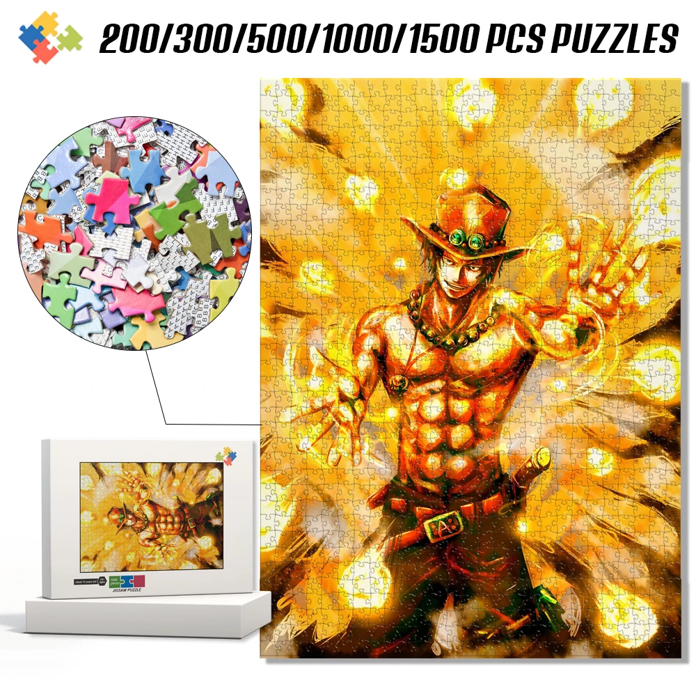 Anime Cartoon Children's Educational Jigsaw Puzzle Toys Difficult Montessori Educational Toys Best Gift for Family Customizable