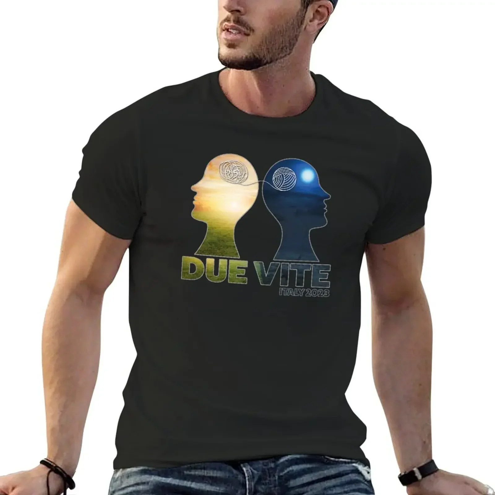 Due Vite - Marco Mengoni - Italy 2023 - Eurovision Song Contest T-Shirt hippie clothes t shirt for men