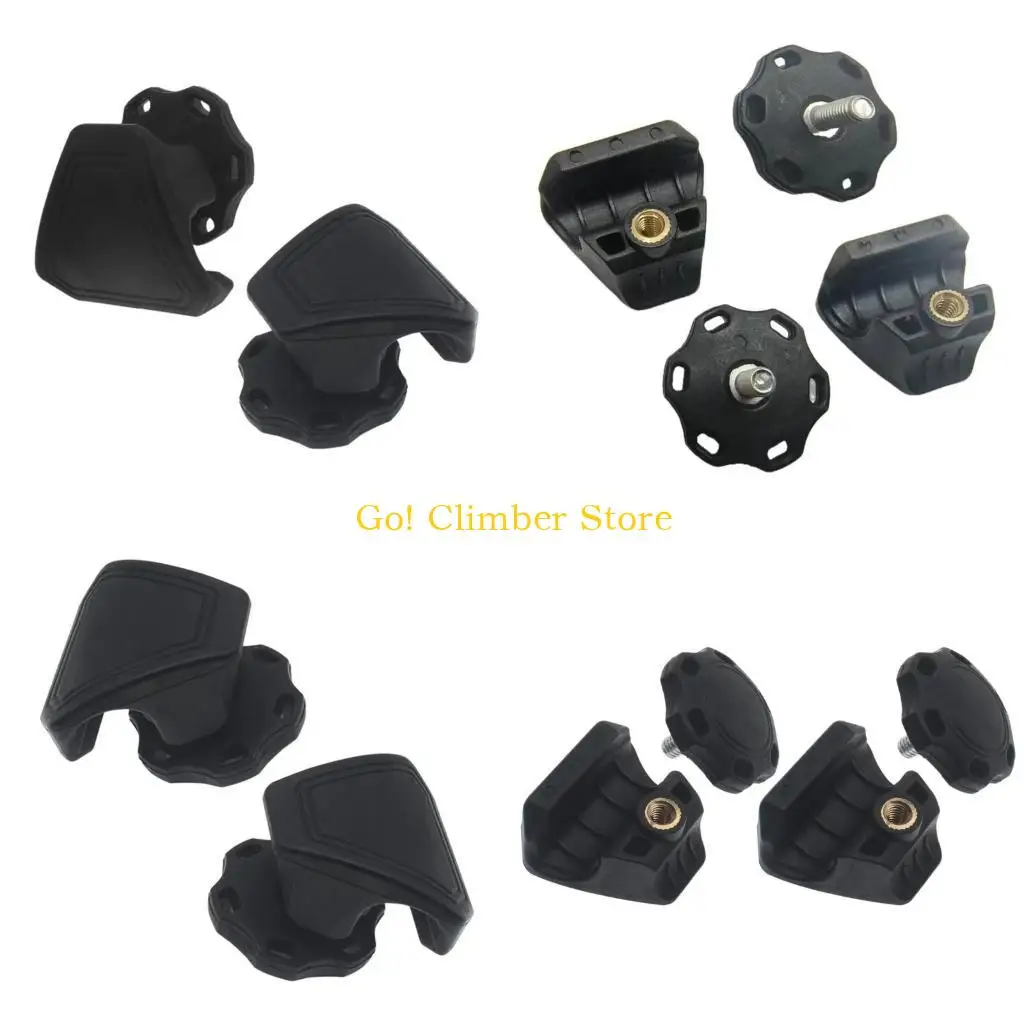 

Q84C 2PCS Футбольные шлемы клип. Нейлоновые футбольные шлемы козырьки Quick Clip легко установить