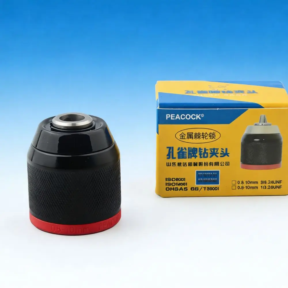 Industrial Keyless Drill Chuck Adapter Self Locking Ratchet Converter For Cordless Drill Tool Repair Accessories