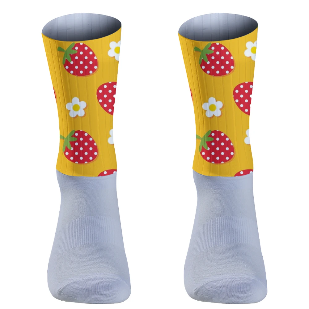 and New Cycling socks men women, animal fruits, geometric skateboard shapes, Christmas socks, funny medium socks