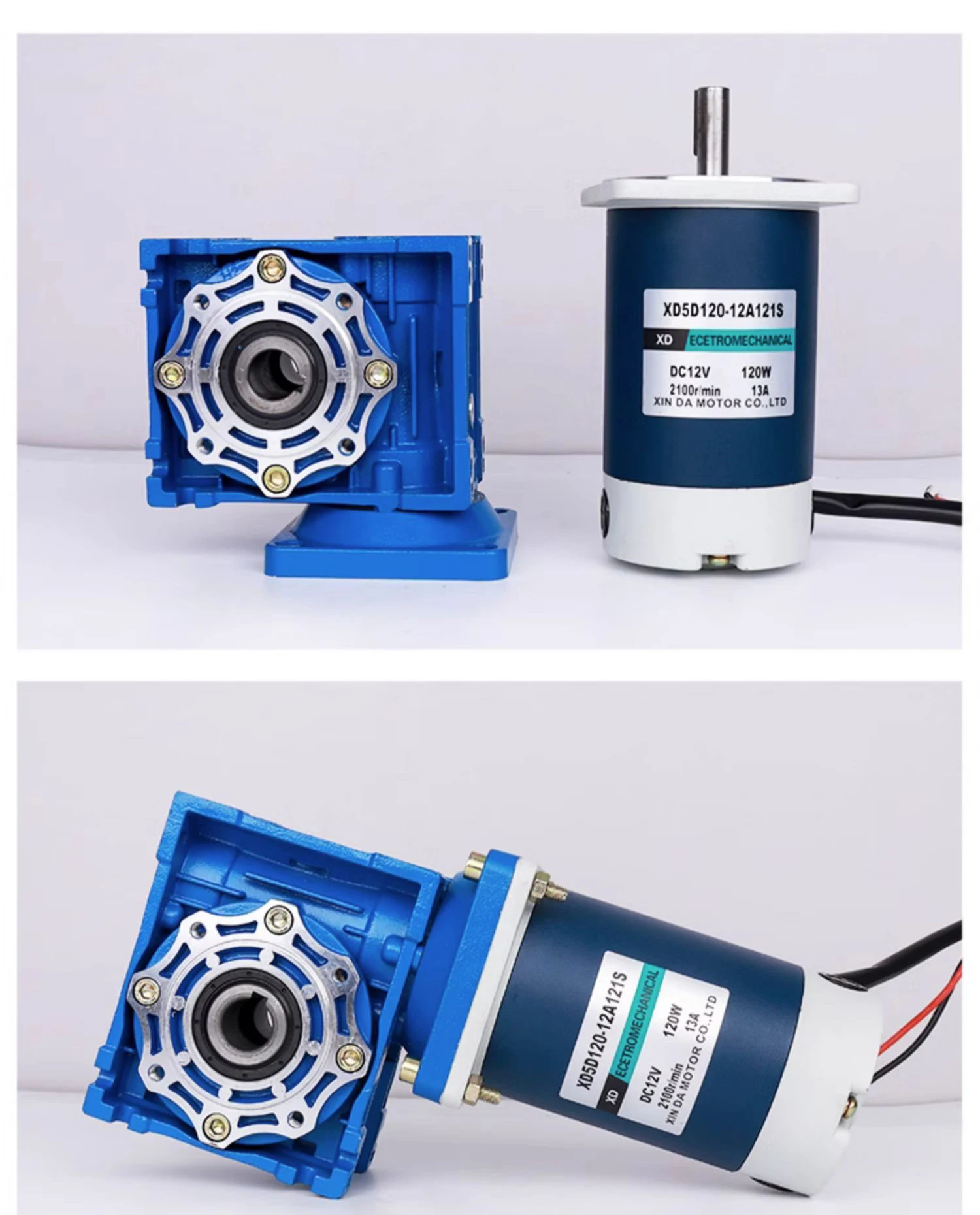 120W 12V / 24V Dc Wormwielkast Motor RV30 Lage Snelheid Motor Zelfsluitende Motor speed Regulator Micro Motor