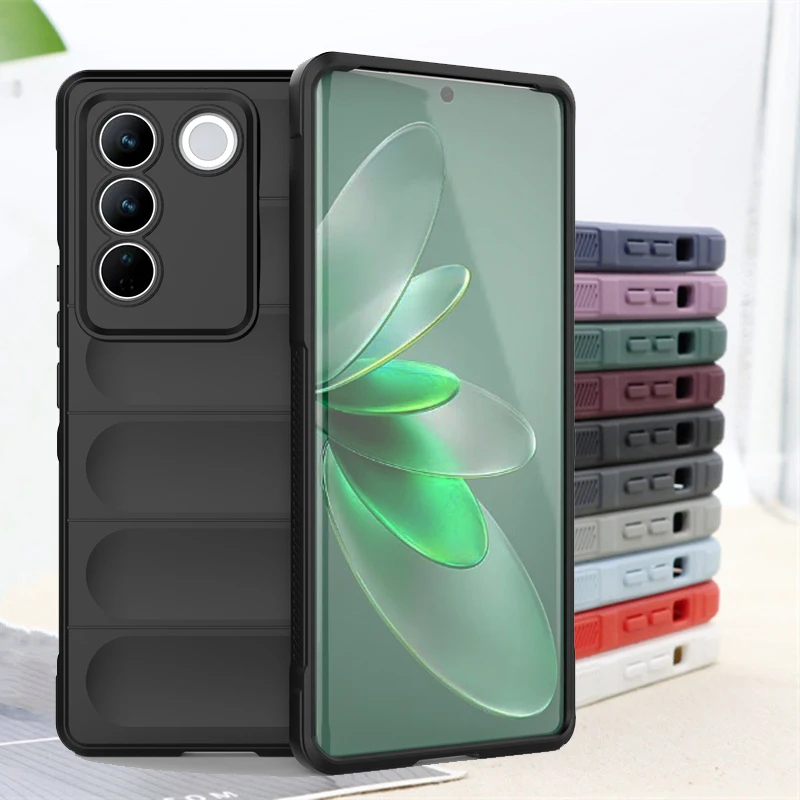 For Cover Vivo V27 Pro Case For Vivo V 27 V27 Pro Capas Skin-Friendly Shockproof Phone Back Bumper Soft TPU Fundas Vivo V27 Pro