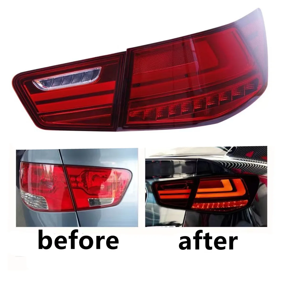 

Pop 2009-2013 Car Lights For Kia Forte Taillight LED Projetor Tail Lamp Daytime Running Light Automotive Accessories