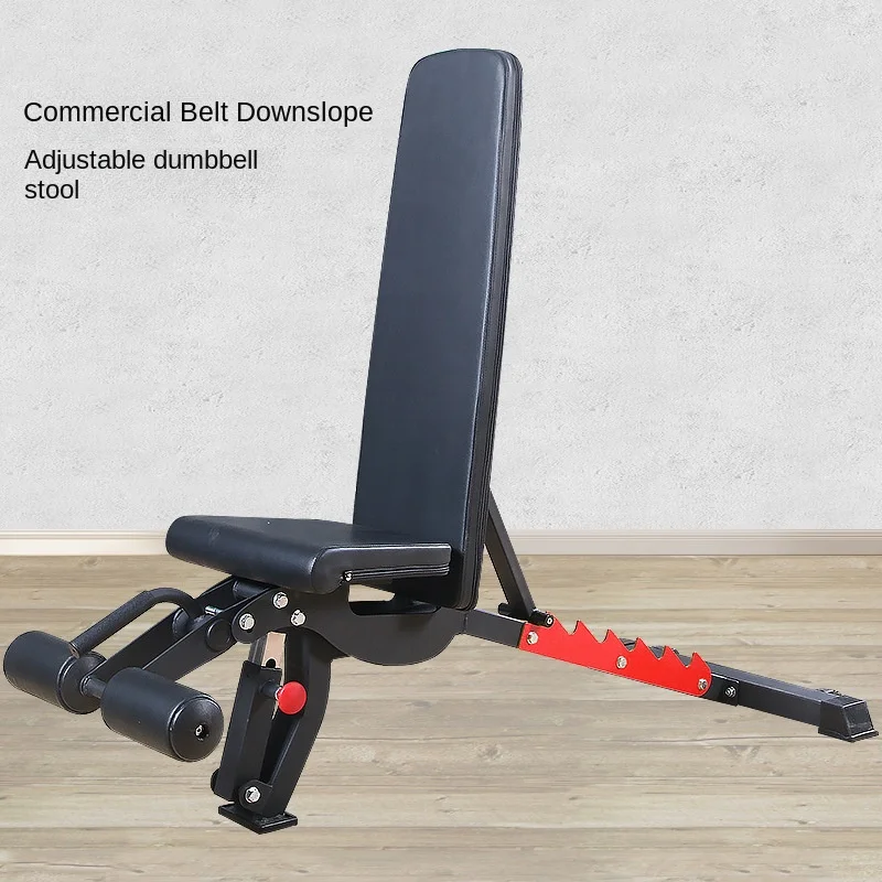 with Leg Extension Preacher Curl Gym Flat Incline Decline Exercise Bench With Headrest Workout Press