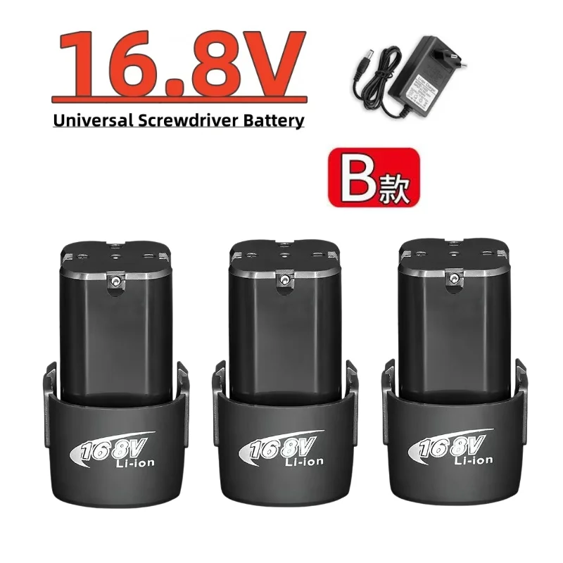 Screwdriver Battery 16.8V 4.0Ah Rechargeable Lithium Battery for Electric Drills, Angle Grinders and Other Power Tools