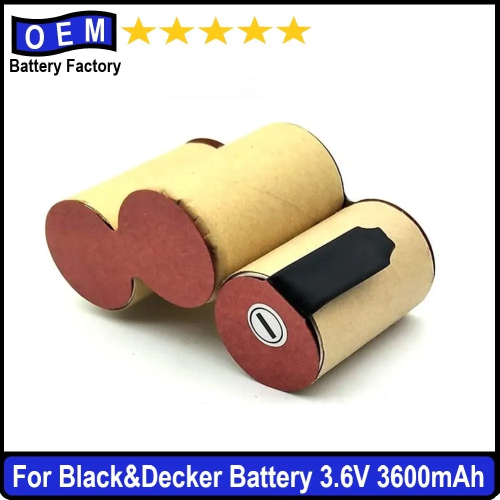 4/5SC 3600mAh dla Black Decker 3.6V Ni MH akumulator CD KC 9036 KC 9039 KC9036 KC9039 do samodzielnego montażu