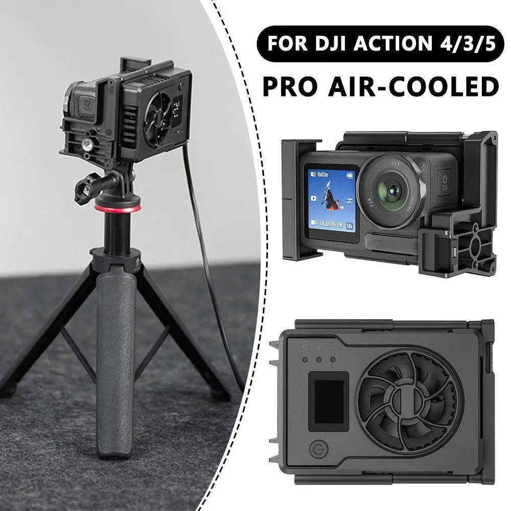 

Для DJI ACTION 4/3/5 PRO расширительные аксессуары для спортивной камеры радиатора с воздушным охлаждением