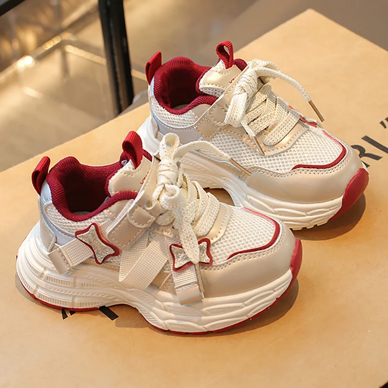 

Дышащая спортивная обувь для мальчиков, детские новые трендовые модные детские кроссовки для подростков, нескользящие кроссовки на мягкой подошве для девочек, нейтральные кроссовки для пола