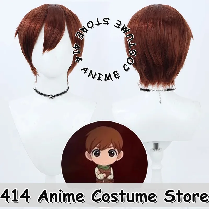 

Game & Anime Chilchuck Cosplay Wig Delicious in Dungeon Short Realistic Scalp Heat-Resistant Fiber Synthetic Hair