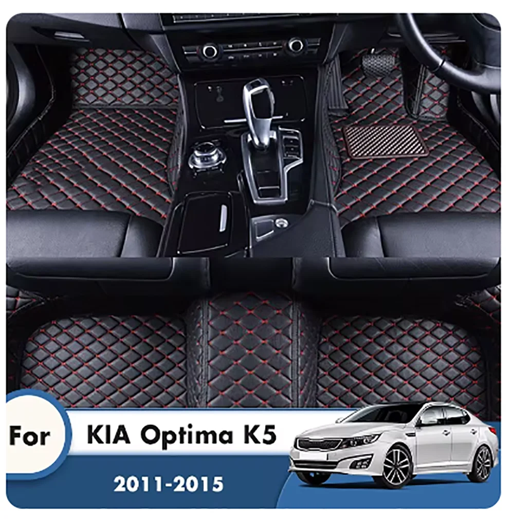 

Коврики под заказ для KIA Optima K5 2015 2014 2013 2012 2011, автомобильные коврики из искусственной кожи, автомобильные аксессуары, чехлы для салона