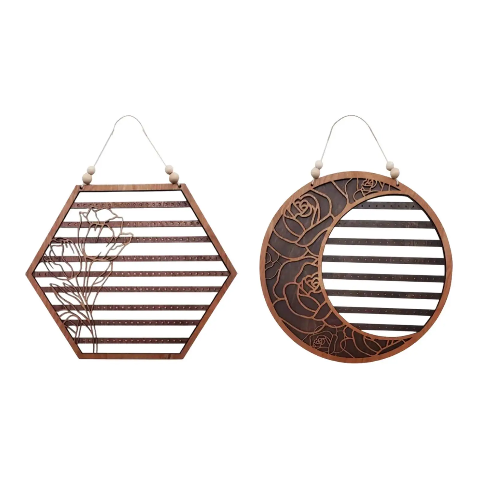 

Hanging Earring Holder Trendy Necklace Rack for Pendant Headband Bow Earring