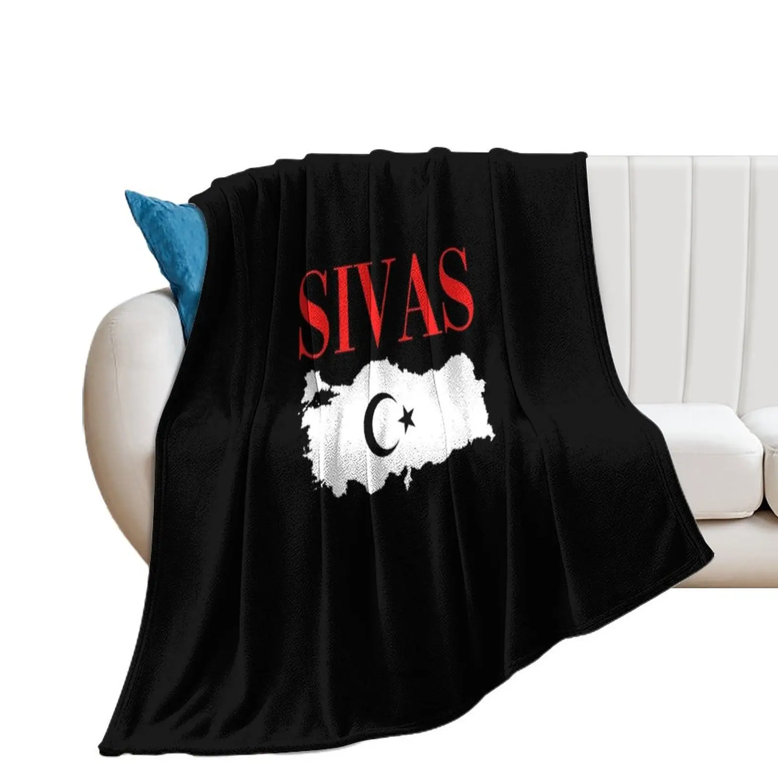 

Sivas Turkey map Sivas 58 gift for men Throw Blanket Picnic Blankets Sofas Of Decoration Blankets