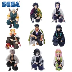 SEGA Genuine Chokonose Figure Demon Slayer Anime Figure Himejima Gyomei Uzui Tengen Action Toys for Kids Gift Collectible Model