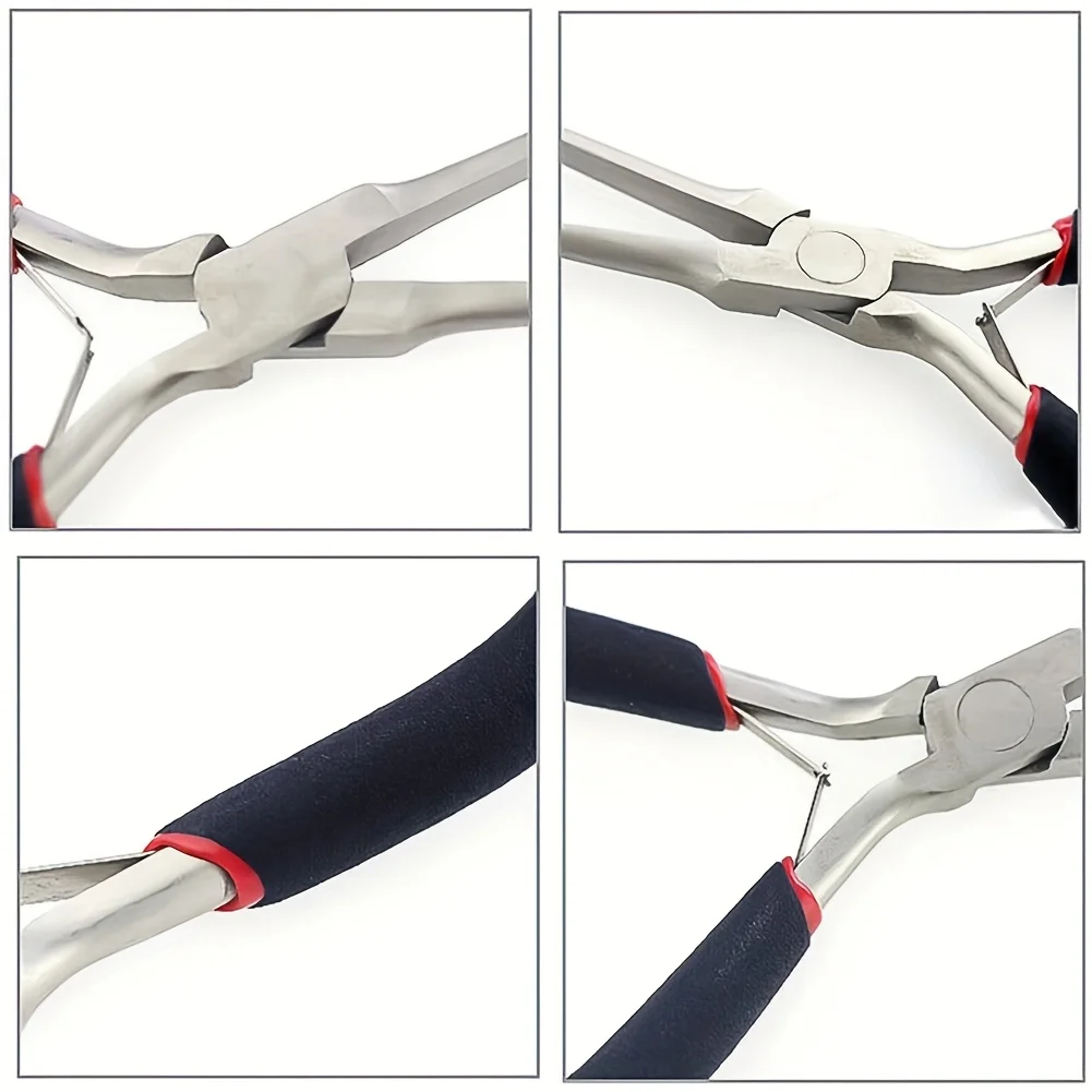 1PC Multi tool Long Nose Plier Needle Nose Plier Forceps Repair Hand Tool