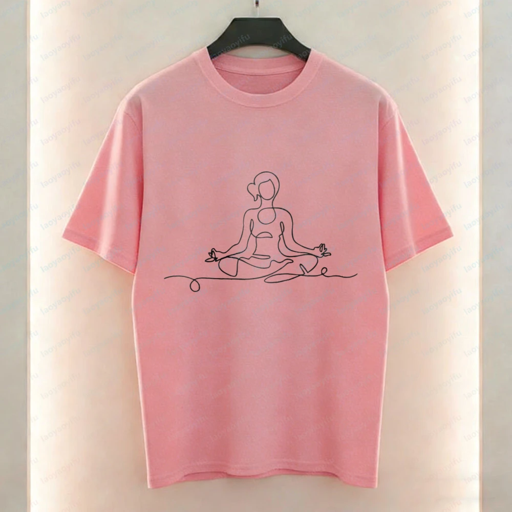 Yoga Pose T-Shirt Minimalist L - đánh giá và giá Women Fashion Pose