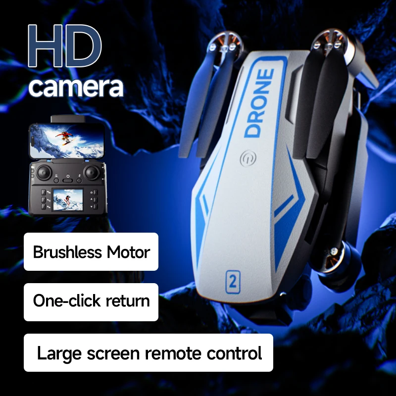 

M2 Квадрокоптер RC Дрон Бесщеточный двигатель 480P HD Двойные камеры Интеллектуальное предотвращение препятствий Оптическое позиционирование потока Рождество
