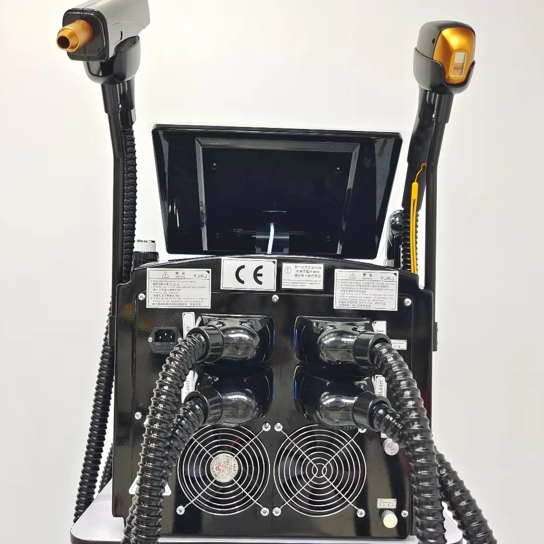 4in1 Soprano Titanium Ice Platinum RF Diode 755 808 940 1064nm 4 Wave Laser ND:YAG Machine Painless Hair Removal Machine 2025