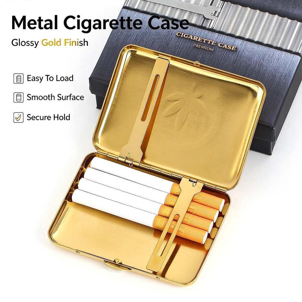 Brass Metal Cigarette Case Glo - Smoking & Vaping Accessories review and price