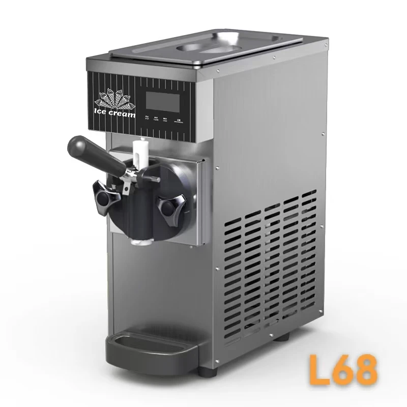Hot Sale Ice Cream Equipment Commercial Table Top Snow Soft Ice Cream Maker Machine for Business