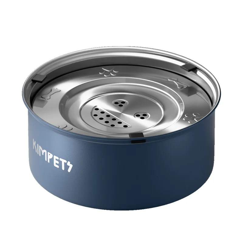 

Stainless Steel Dog Bowl Anti-tip Large Capacity Pet Bowl Easy to Clean Slow Food Bowl