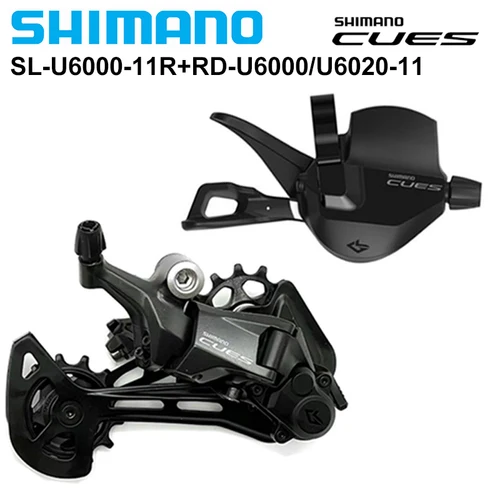 SHIMANO-palanca de cambio de velocidad para bicicleta de montaña, desviador trasero U6000-11R RD-U6020-11, 11V, 11S, U6000, RD-U6000