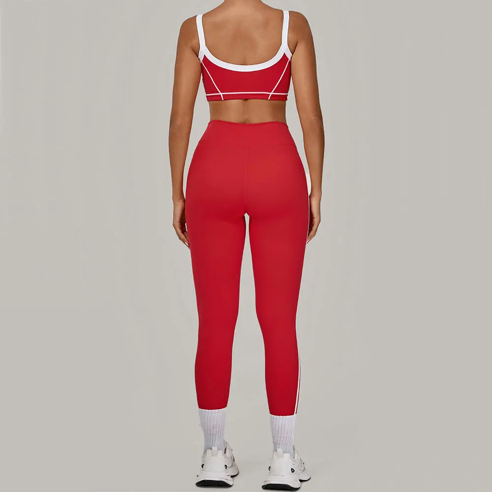 

Костюм для йоги, женский спортивный костюм, спортивный бюстгальтер из 2 предметов, леггинсы с высокой талией, спортивная одежда, комплект для спортзала, одежда для фитнеса и тренировок, спортивная одежда для бега