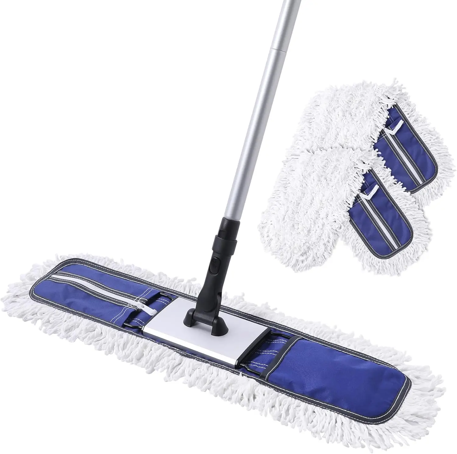 

24' Commercial Dust Mop for Floor Cleaning, Heavy Duty Duster Floor Mop with 59” Extendable Long
