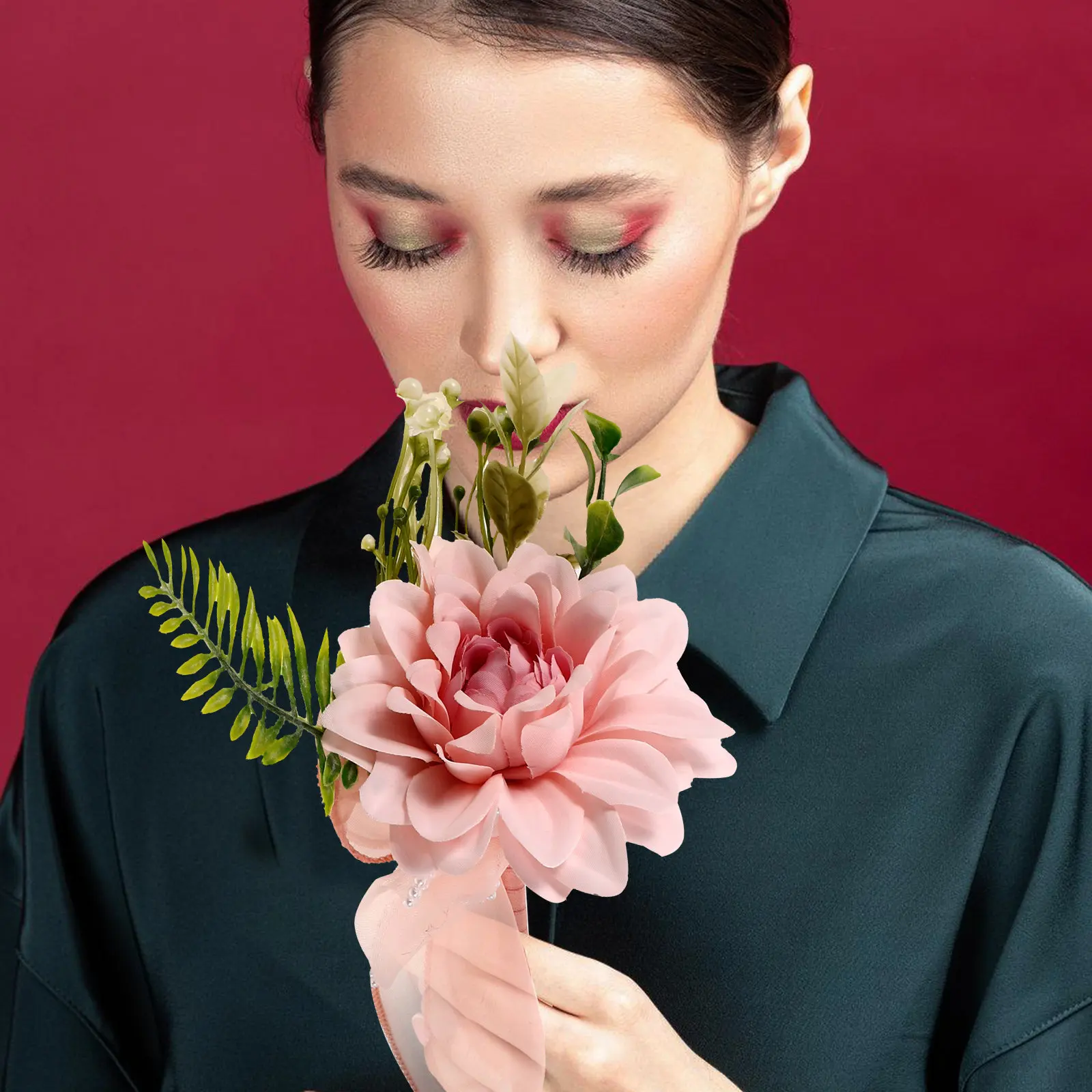 

Simulation Flower Bouquet Pen Mother's Day Gift Realistic Decorative Ballpoint Pen Long Handle Design Flower Pens