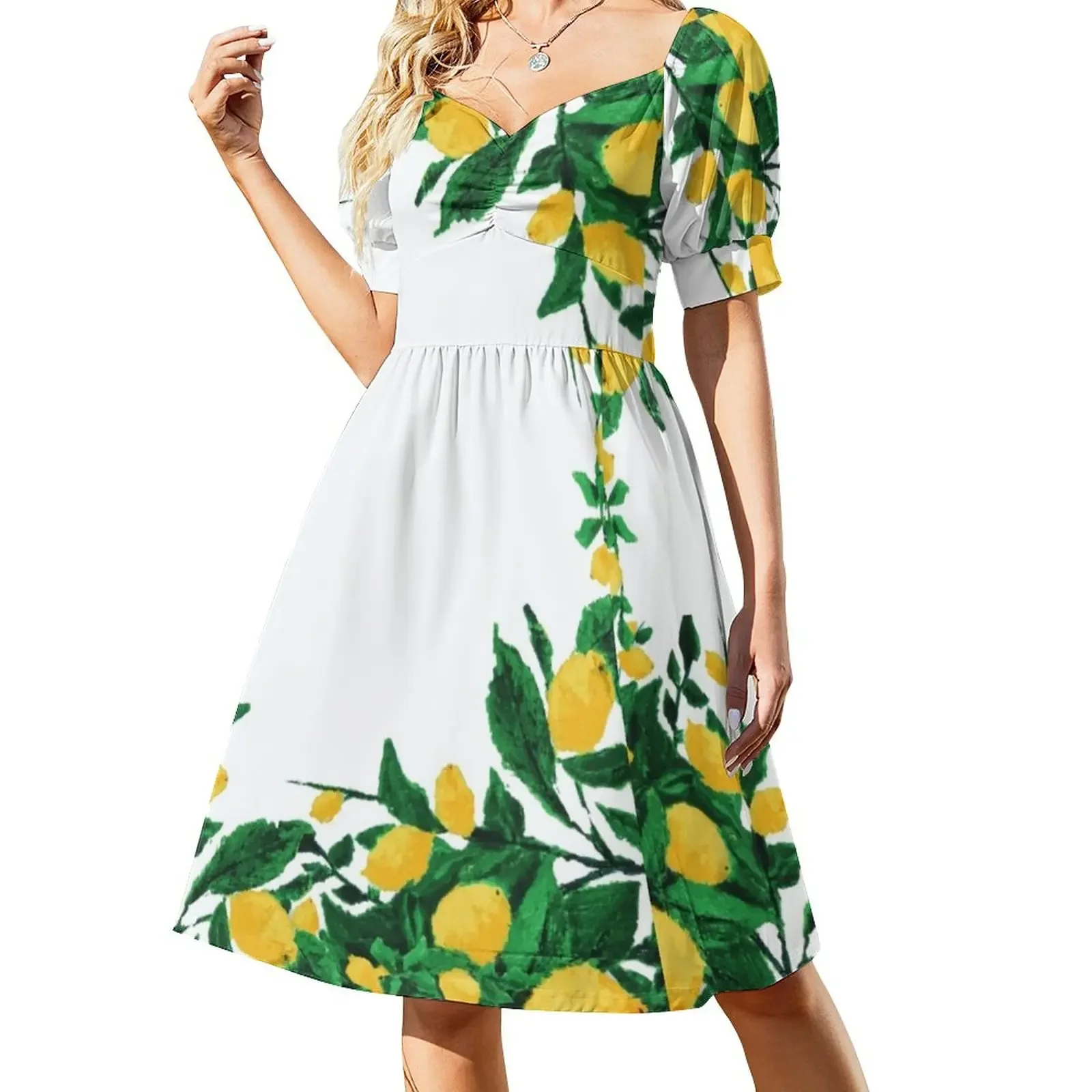 

Amalfi Lemons Collection Short-Sleeved Dress Party dresses prom dress women dress