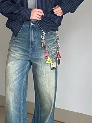 Shining pants chain necklace bag chain three in one cool and unique style