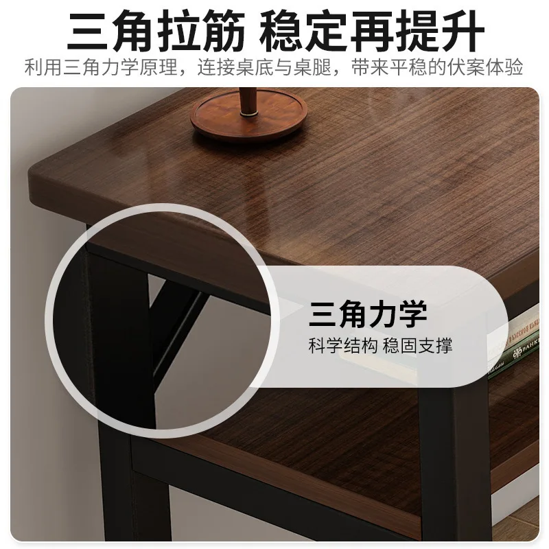 Training Table Double Long Writing Desk Rectangular Home Bedroom Computer Table Student Learning Desk Rental House