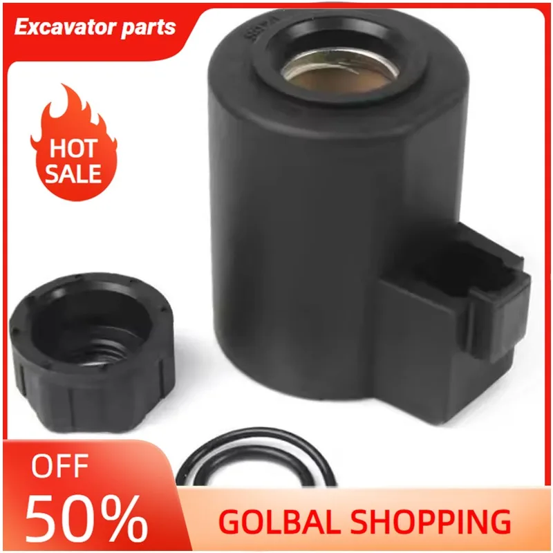 Электронная электромагнитная катушка впрыска VOE14550884 14550884 для экскаватора Volvo EC120 EC140 EC160 EC170 EC180 EC200 EC240 EC290 EC33