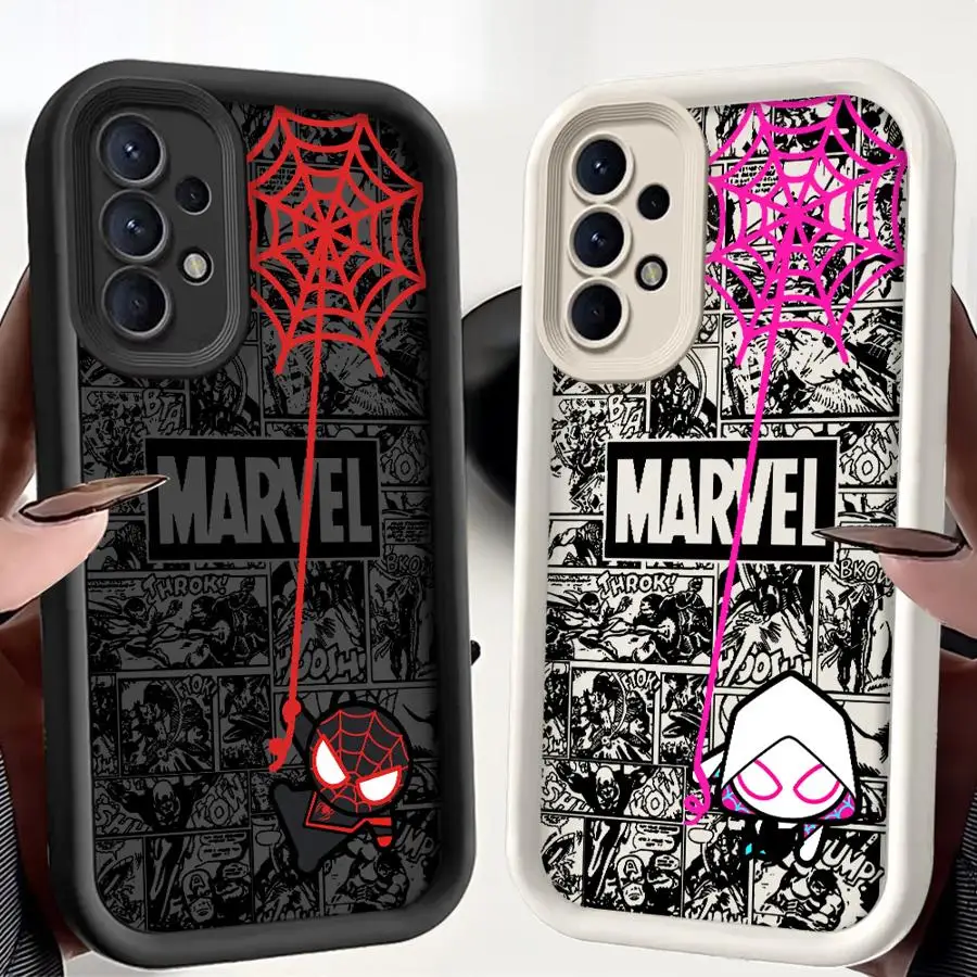 

Cool Marvel Spiderman Soft Cover Phone Case for Samsung Galaxy A54 A51 A53 A06 A52 A15 A55 A72 A71 A25 A35 A73