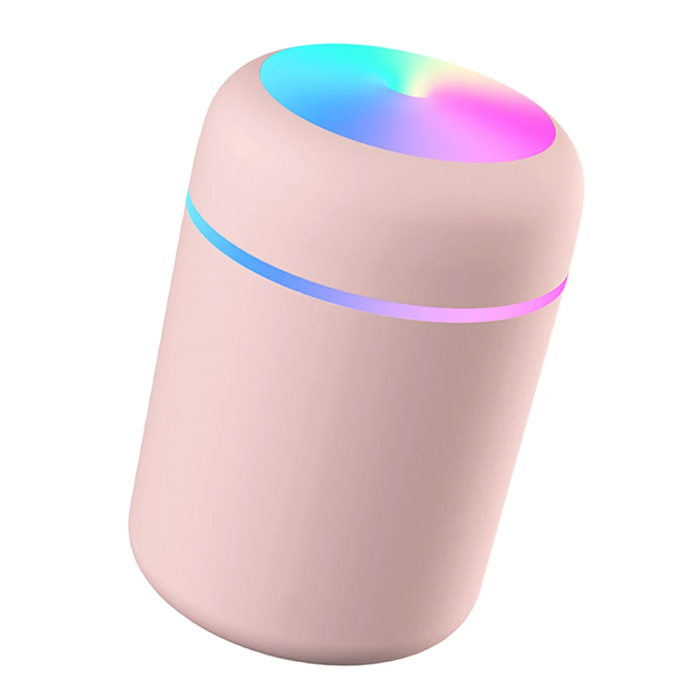 

Mini Humidifier Nano Spray Portable Home Bedroom Pet Room Skin Moistener Light Design Atmosphere Pink Car Accessories Steam
