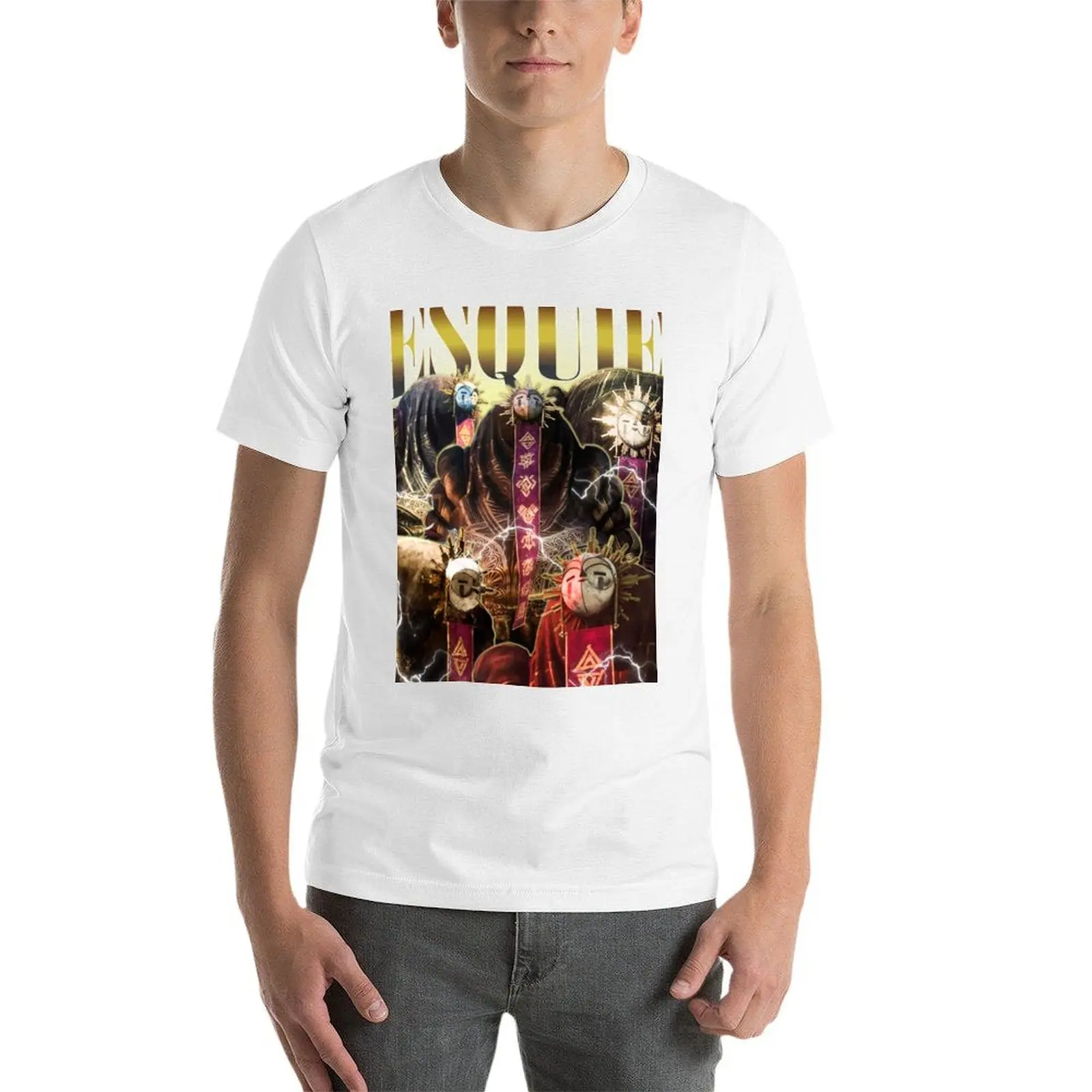 Esquie Expedition 33 Video Game Vintage Style T-Shirt man t shirt luxury t shirts for man cotton soft T-Shirt