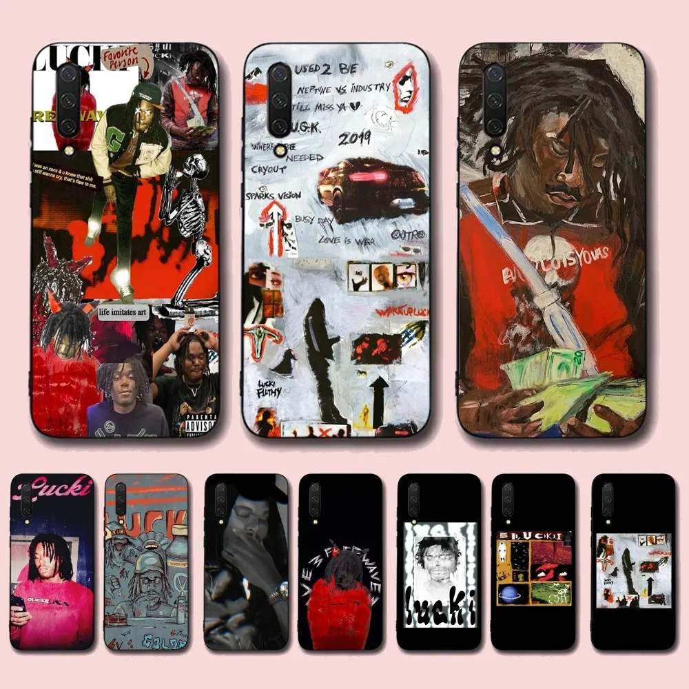 Lucki Rapper WAKE UP LUCKI Phone Case For Xiaomi Mi 5X 8 9 10 11 12 Lite Pro 10T PocoX3pro PocoM3 Note 10 Pro Lite