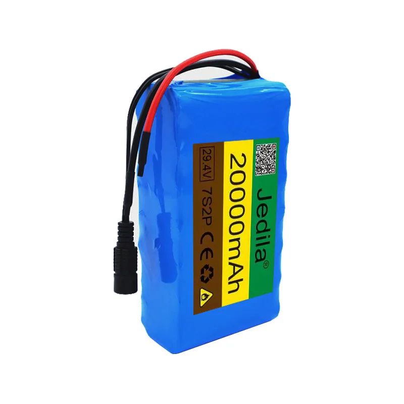 100% High Capacity 7s2p 24V 20Ah 18650 Battery Li-ion Battery Pack 29.4v 20000mah Electric Bicycle Moped /Li-ion Battery+Charger