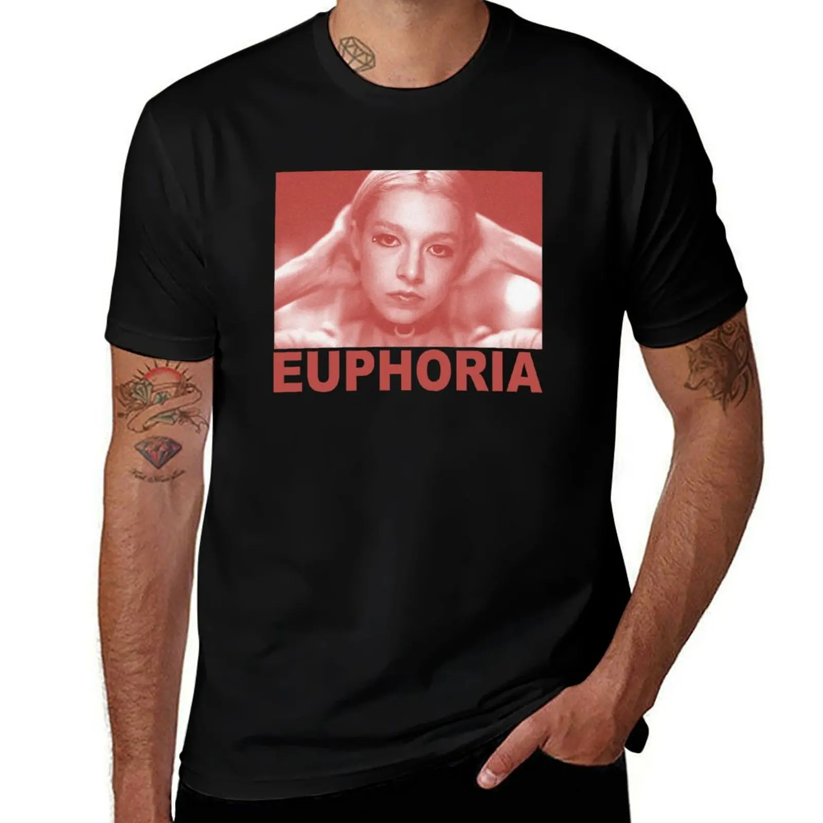T-shirt JULES Euphoria HBO Series, T-shirt en coton basique grande taille