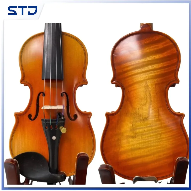 

Brand Beautiful maestro violin 4/4,Useful double purfling,Strad style SONG carved back #14176