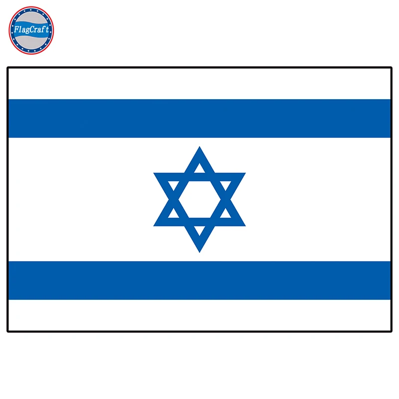 Israel National Flag Custom Flag And Banner For Home Decoration 100D Polyester Printing From Both Sides Back to Back