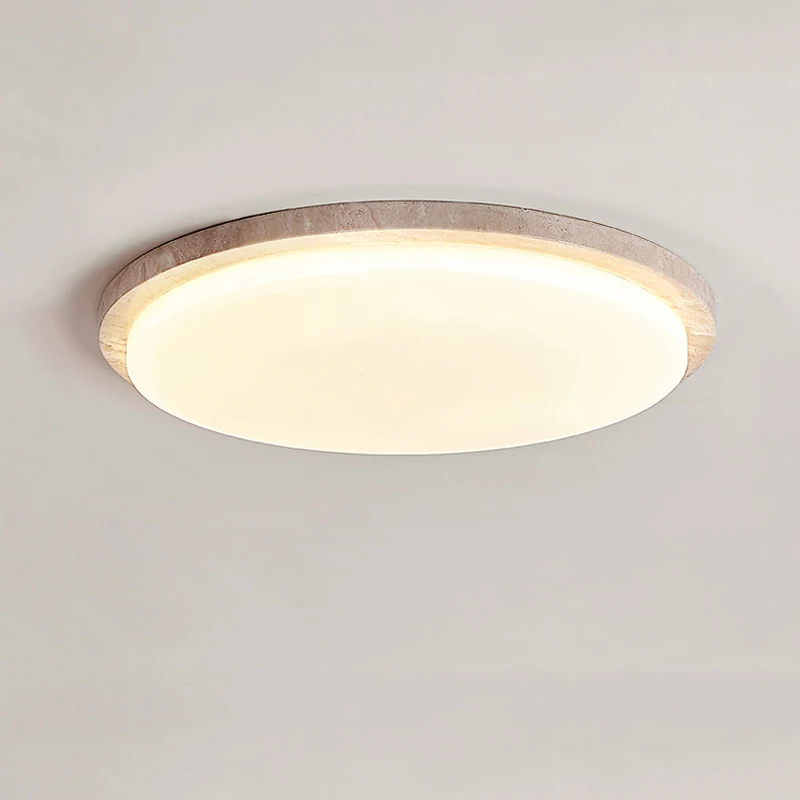 Lámparas Led de 15W para sala de estar y restaurante, accesorios de iluminación de techo modernos, estilo crema, cálido, amarillo, travertino,