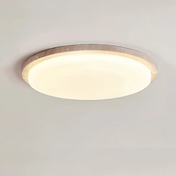 Modern Cream Style Warm Room Bedhead Ceiling Light Fixtures Yellow Travertine Corridor Living Room Restaurant 15W Led Lamps