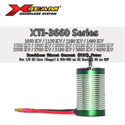 X-TEAM 3660 Series 4600KV 3800KV 3200KV 2600KV 2100KV 1900KV Brushless Motor for 1/10 1/8 RC Car