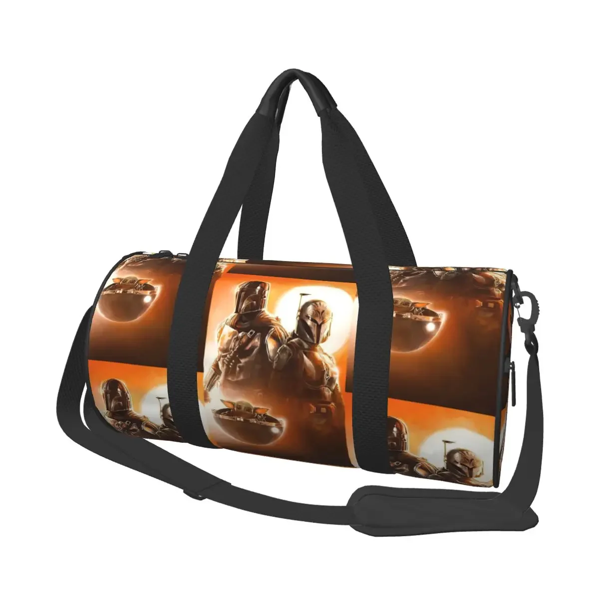 

Mandalorianes Large Duffle Gym Bag Waterproof Duffle Travel Bags Handbags Fitness bag