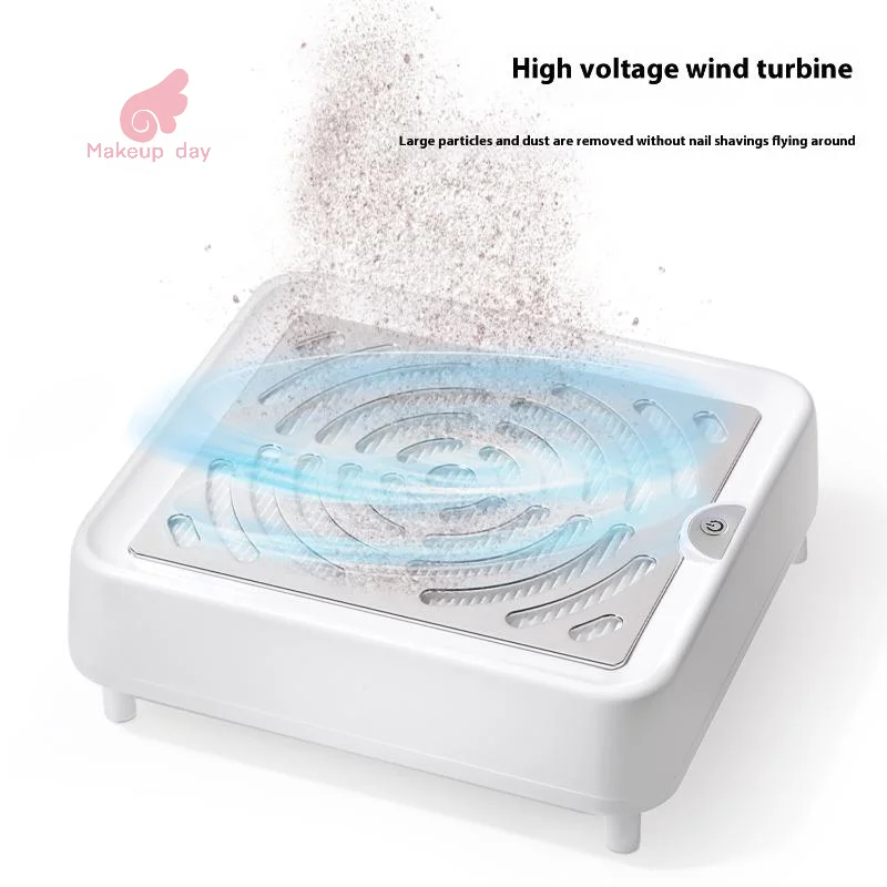 

36000 RPM Super Suction Nail Dust Collector Powerful Nails Dust Extractor Nail Art Manicure Fan Vacuum Cleaner And Filter
